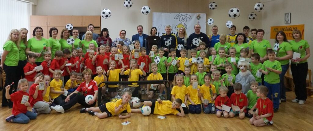 „Futboliuko“ šventė „Rūtelės“ darželyje