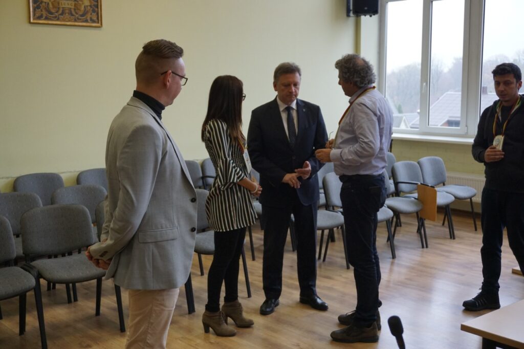 Susitikimas su Erazmus+ projekto „Susidomėję matematika“ dalyviais