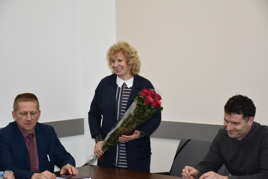 Padėkojo už darbą Sigutei Š½eimaitienei