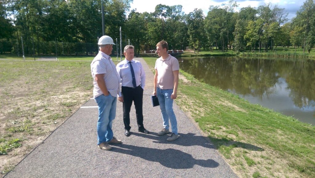 Pirmasis tikslinės teritorijos Plungės mieste sutvarkymo projektas jau eina įpabaigą