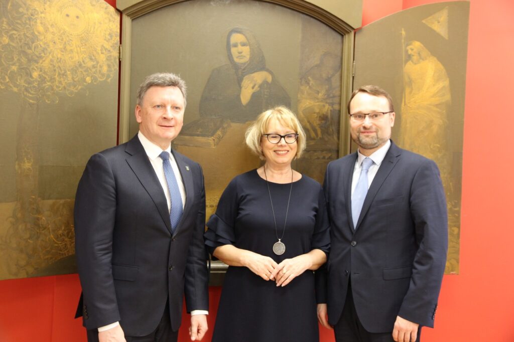 Savivaldybėje lankėsi  kultūros ministras Mindaugas Kvietkauskas