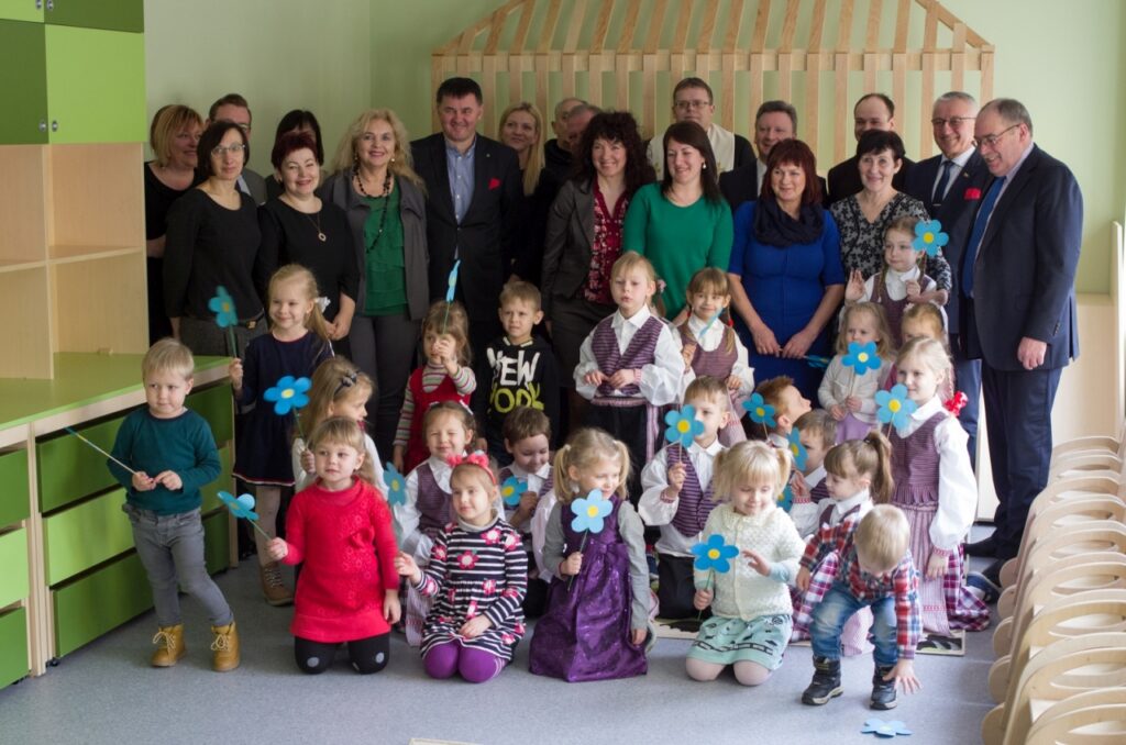 Š½emaičių Kalvarijoje atidarytas naujas vaikų darželis (papildyta, videosiužetas)