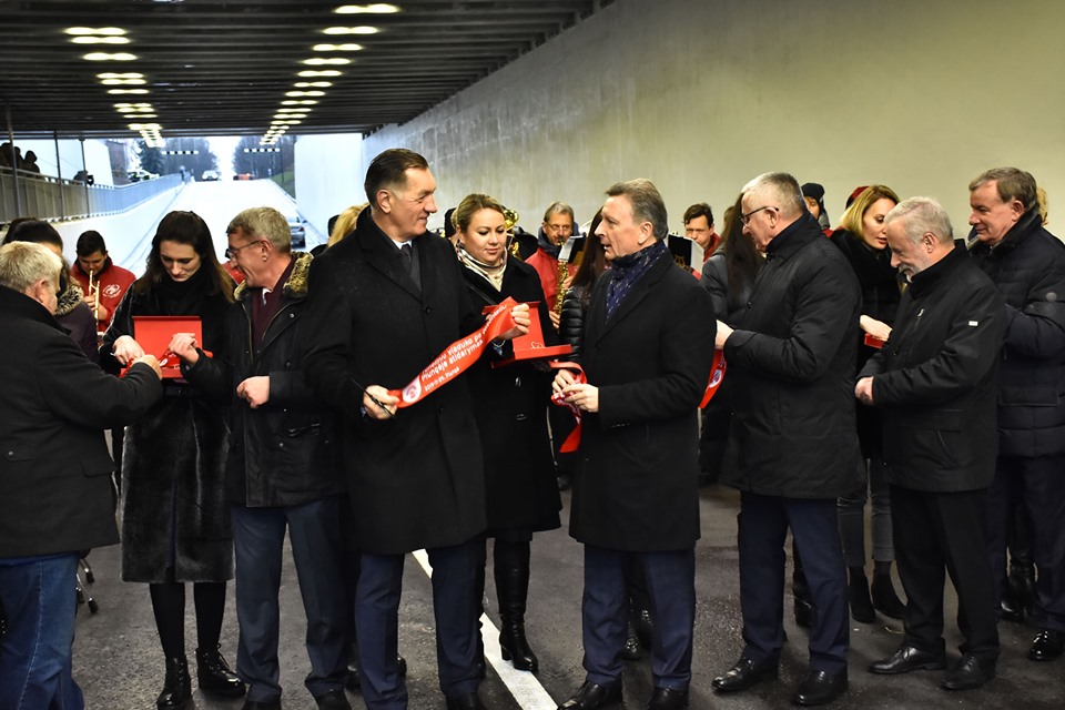 Lapkričio 29 dieną Plungėje – tunelio po geležinkeliu atidarymo iškilmės