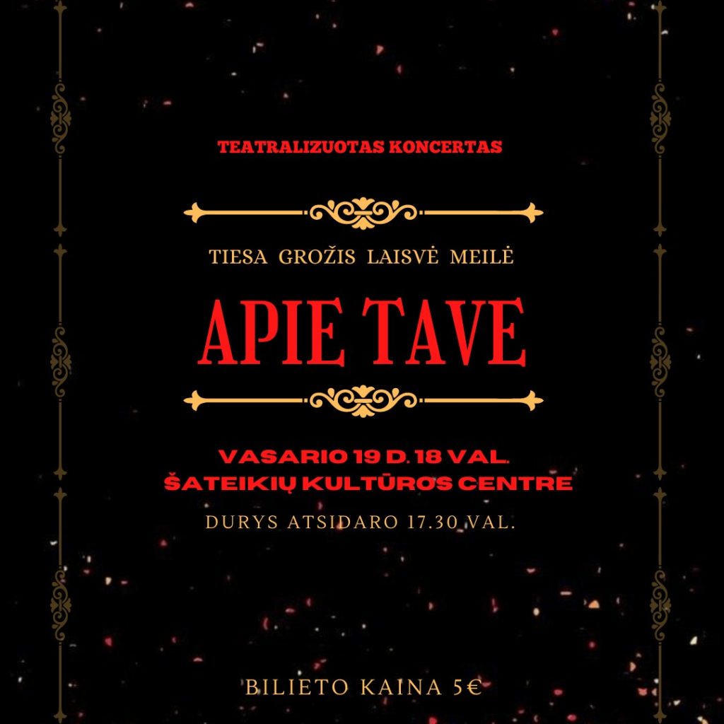 2022-02-19 Šateikių kultūros centre teatralizuotas koncertas