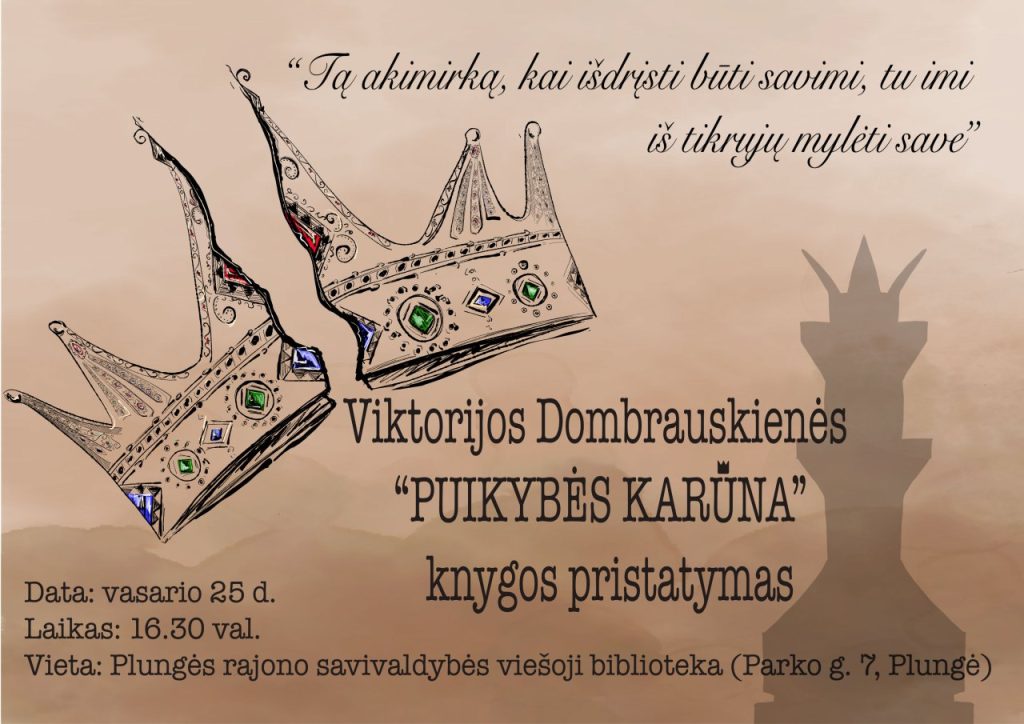 2022-02-25 Viktorijos Dombrauskienės knyga Puikybės karūna_