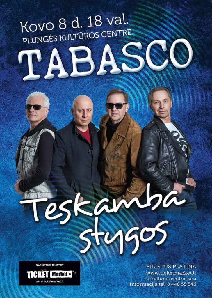 Grupės ,,Tabasco" koncertas 2022-03-08