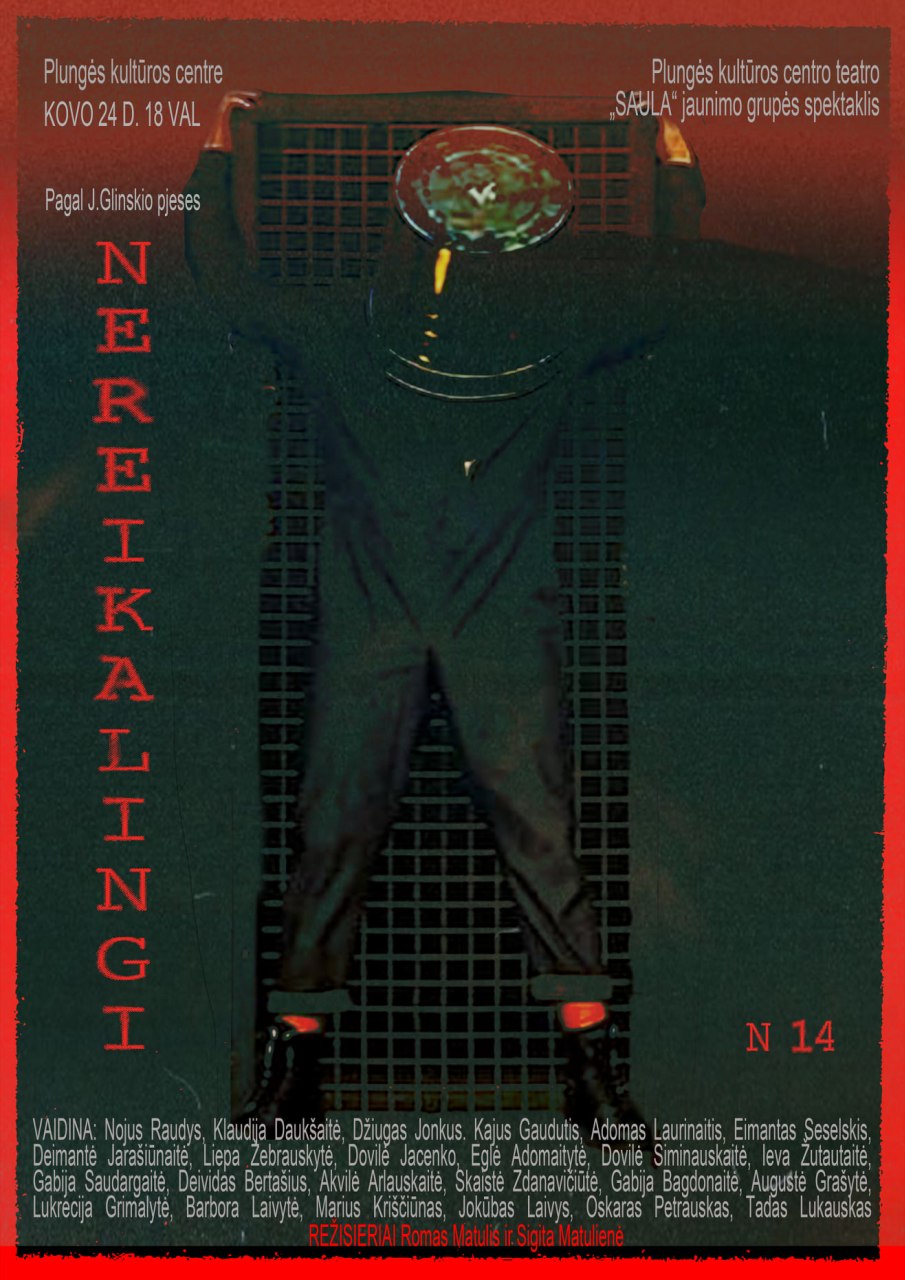 2022-03-24 Teatro ,,Saula" jaunimo grupės spektaklis ,,Nereikalingi" N-14