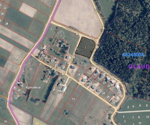 Kalniškių k. 2022-02 Planuojama teritorija