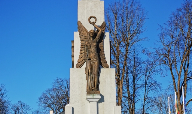 Laisvės paminklas 2021-02-13 Kęstutis Vaitkus