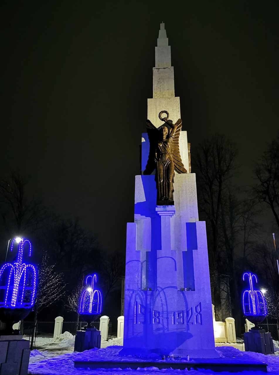 Laisvės paminklas 2021-12-14 Kęstutis Vaitkus