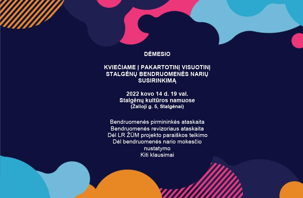 2022-03-14 Visuotinis susirinkimas