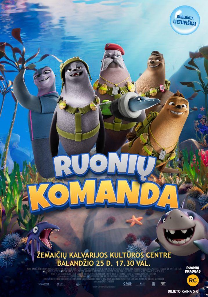 2022-04-25 Kino filmas Ruonių komanda