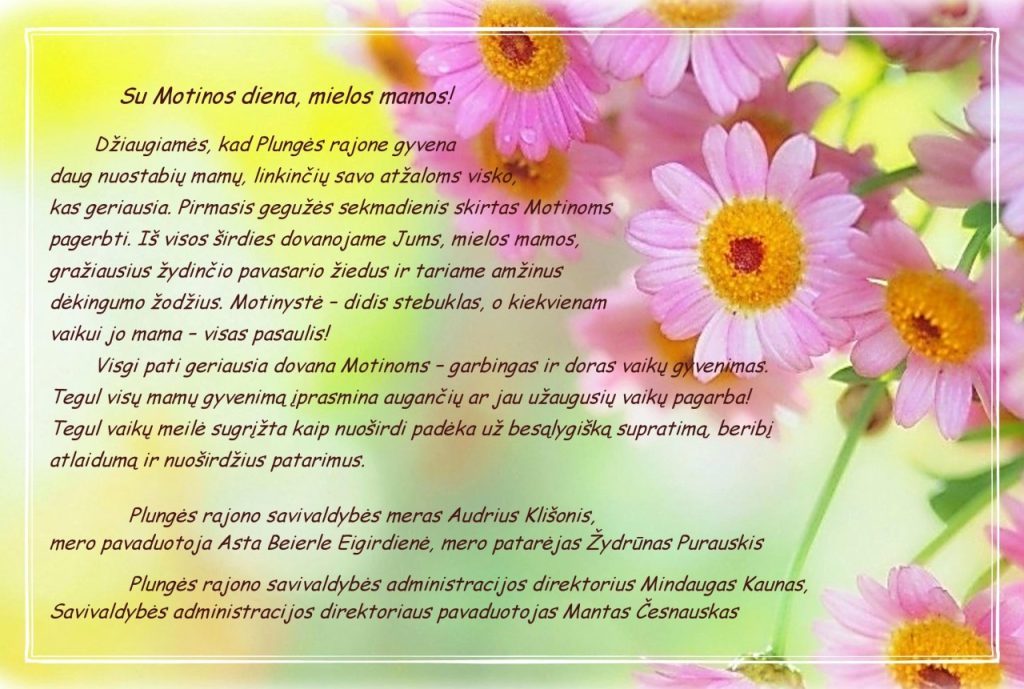 Motinos diena 2022-05-01