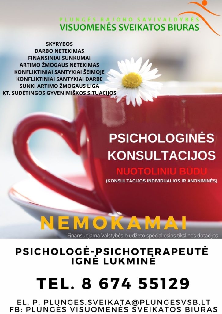 Psichologinės konsultacijos
