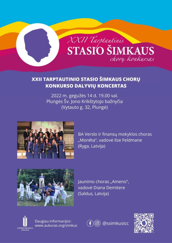 2022-05 XXII Tarptautinis Stasio Šimkaus chorų konkursas
