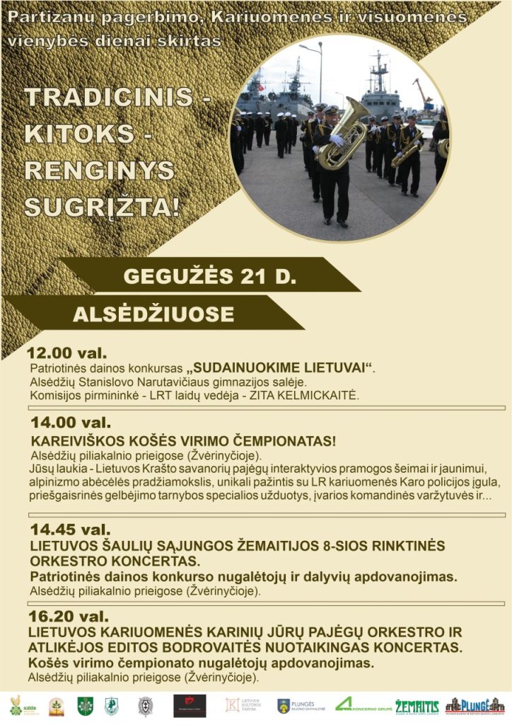 2022-05-21 Partizanų pagerbimo, kariuomenės ir visuomenės vienybės diena