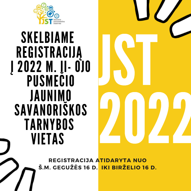 Jaunimo savanoriška tarnyba 2022