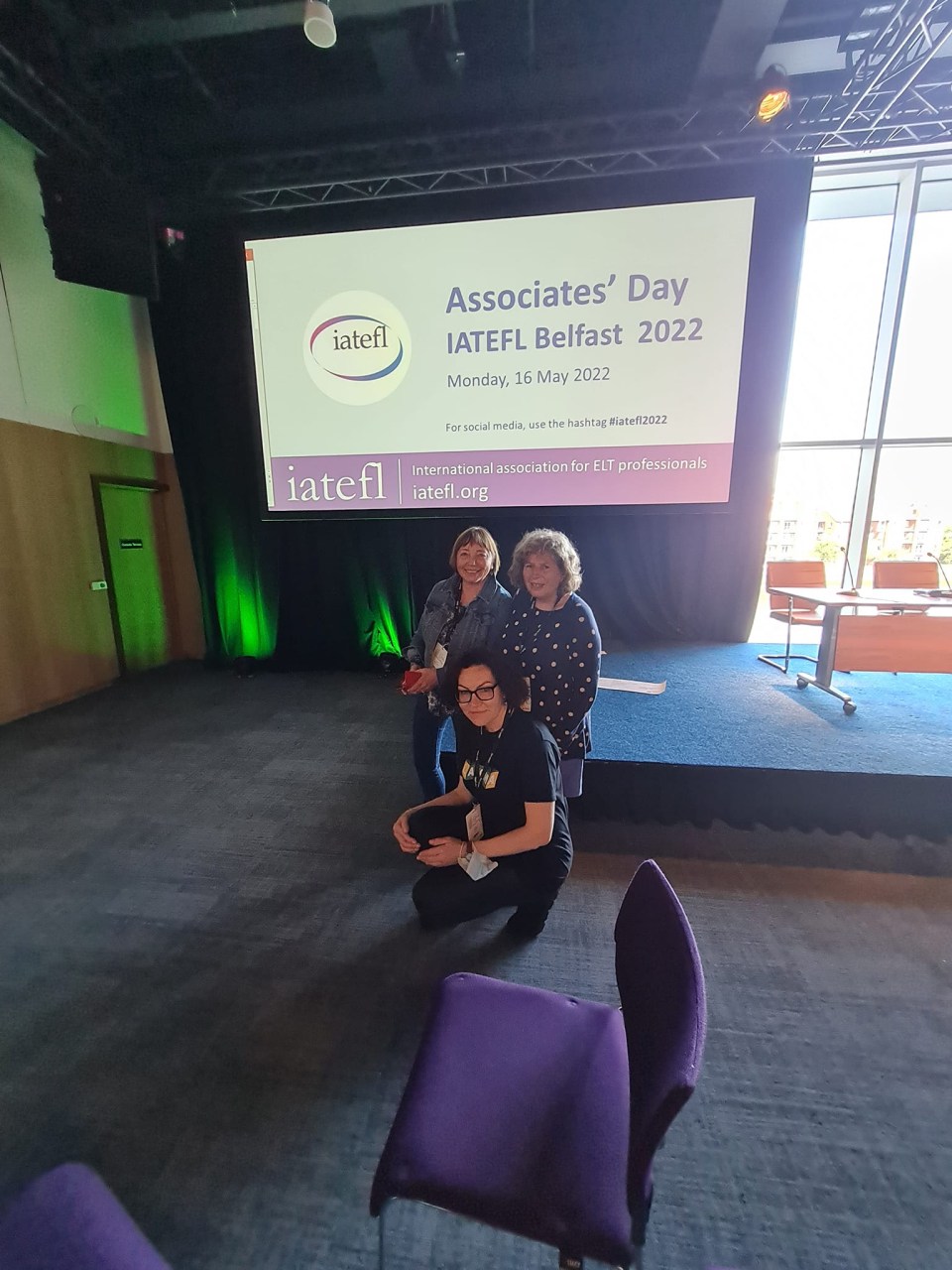 Plungės „Saulės“ gimnazija, Ligita Erminaitė, IATEFL konferencija Belfaste 2022-05, LAKMA asociacija