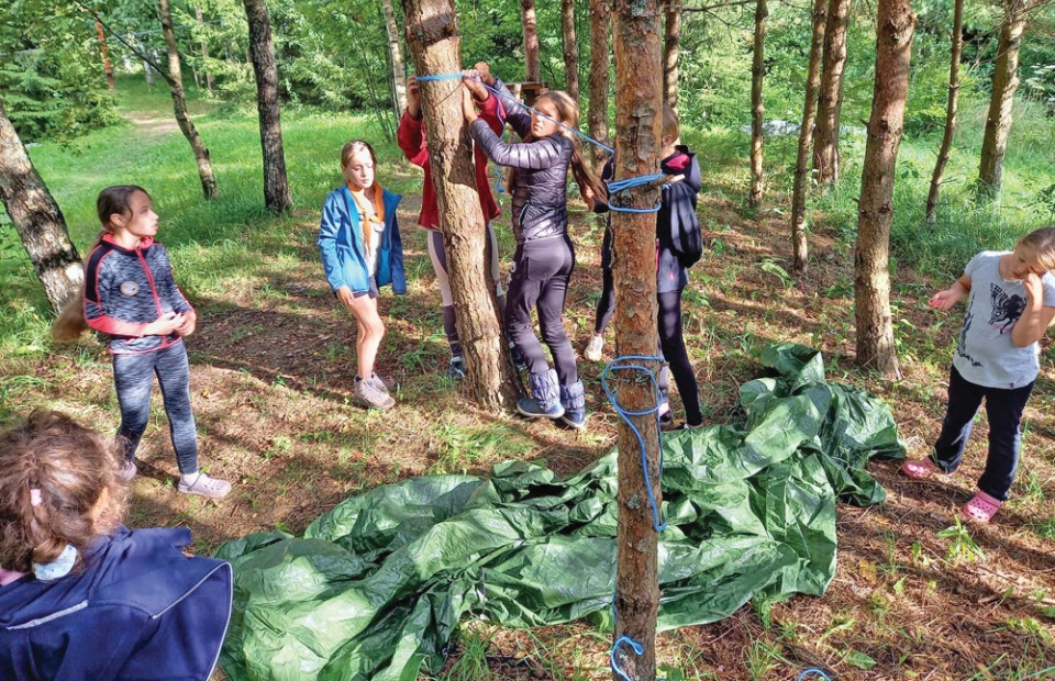Žlibinų bendruomenės organizuota stovykla vaikams „Stipruoliai-drąsuoliai“, 2022-08_6-12 Smilgių k.