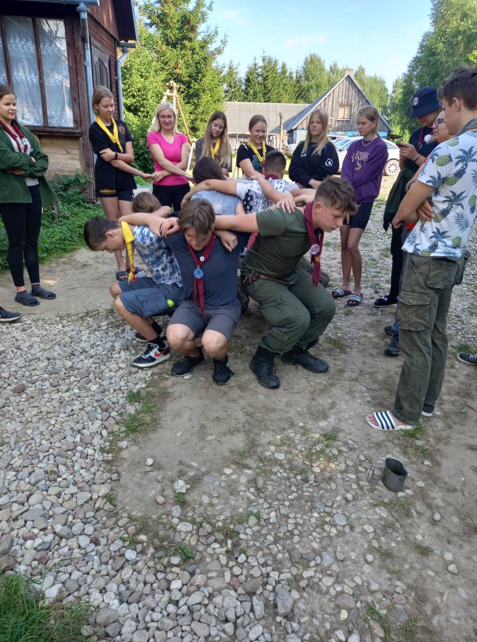 2022-08_14-20 Paskutinioji šią vasarą Plungės Gondingos tunto stovykla „Smilga“, skirta skautams nuo 14 metų