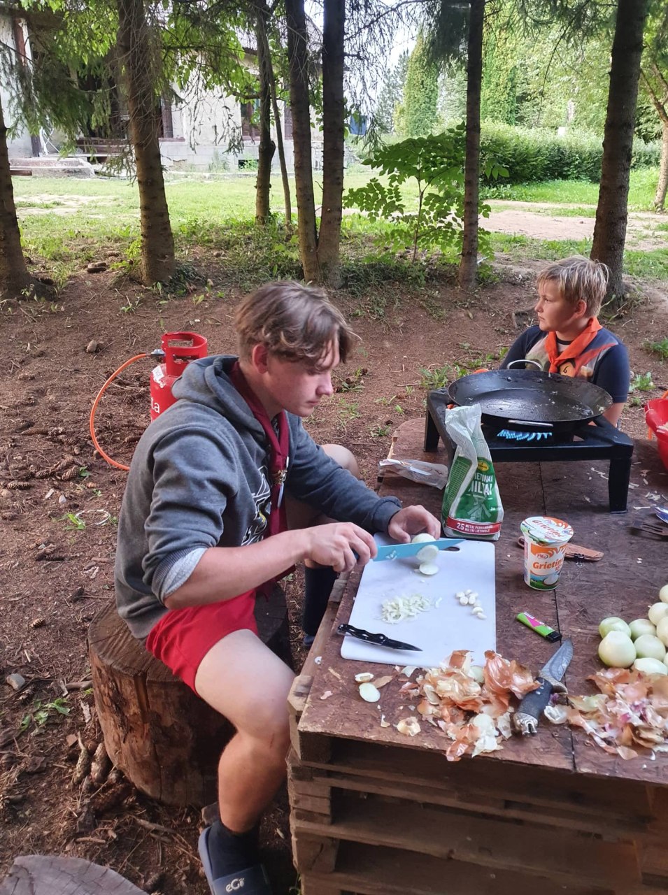 2022-08_14-20 Paskutinioji šią vasarą Plungės Gondingos tunto stovykla „Smilga“, skirta skautams nuo 14 metų