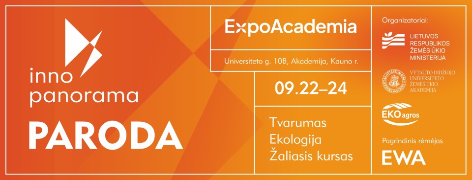 VDU Žemės ūkio akademija, renginiai 2022-09-22-24