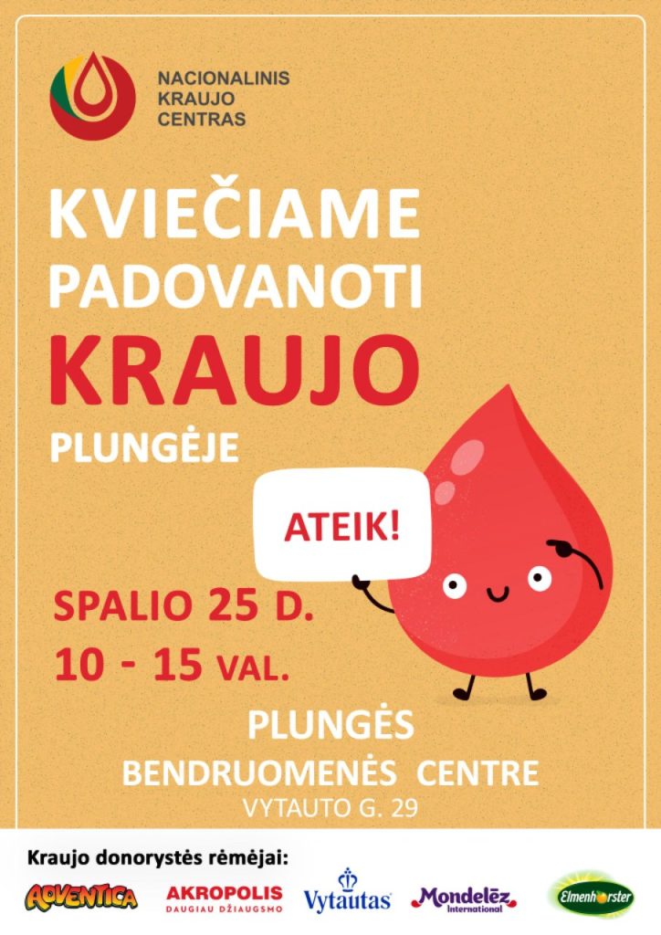 2022-10-25 Kraujo donorystės akcija