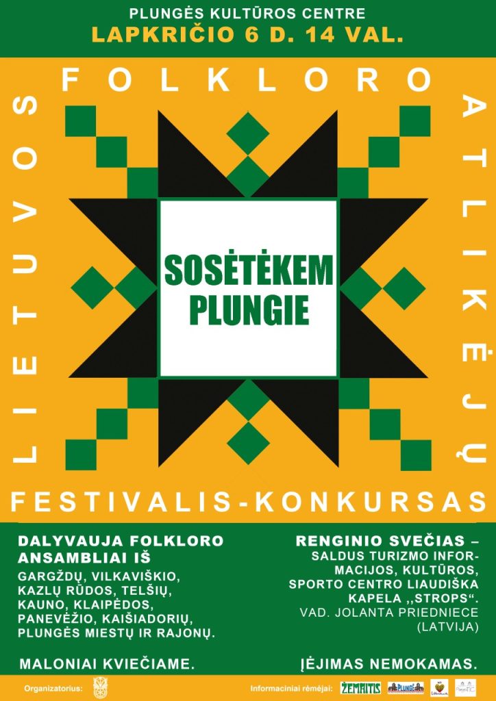 2022-11-06 Lietuvos folkloro atlikėjų festivalis-konkursas ,,Sosėtėkem Plungie“