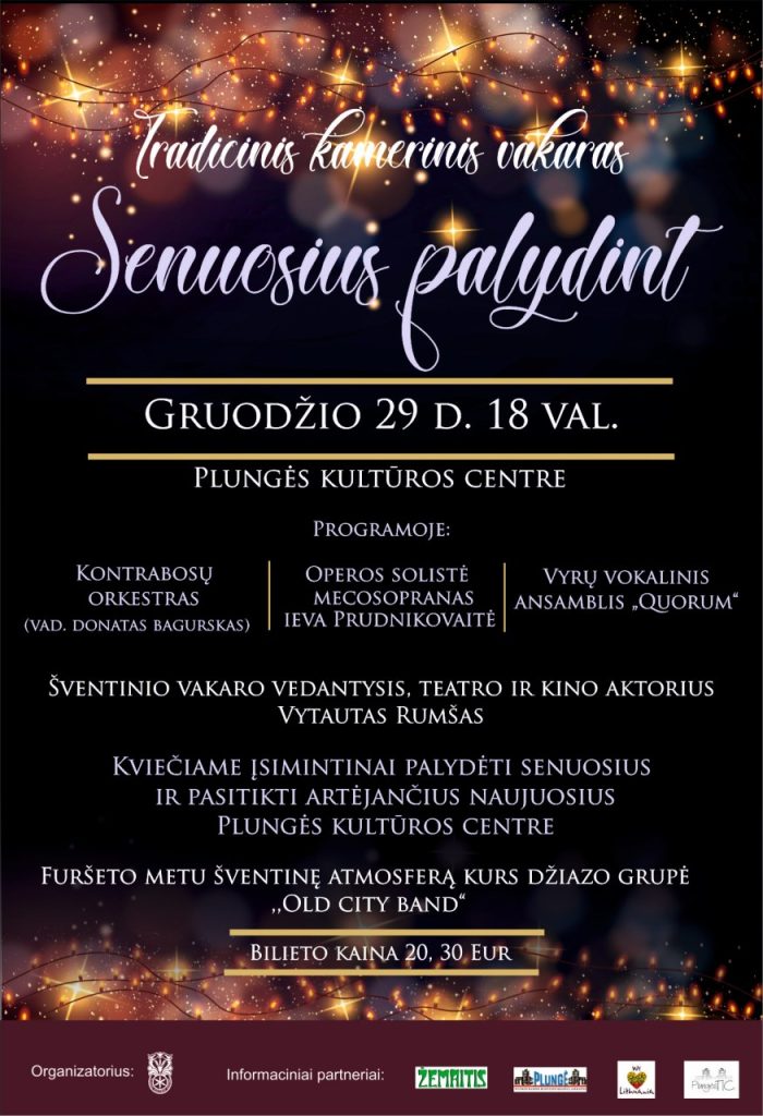 2022-12-29 Šventinis tradicinis kamerinis vakaras ,,Senuosius palydint"