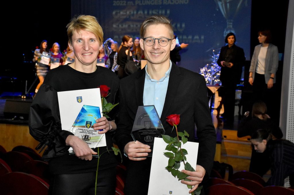 Plungės rajono geriausių sportininkų apdovanojimai 2022-12-15. Geriausiu 2022 m. Plungės rajono sportininku pripažintas Andrius Preibys
