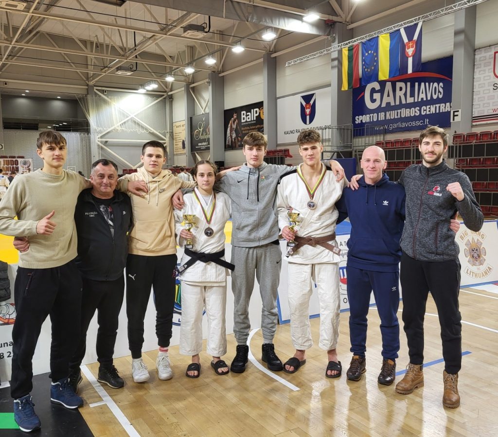 2022-12-17 Lietuvos atviras dziudo čempionatas Garliavos sporto ir kultūros centre. Plungės dziudistai