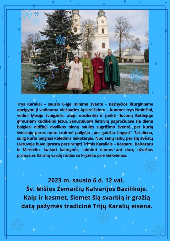 2023-01-06 Trys karaliai