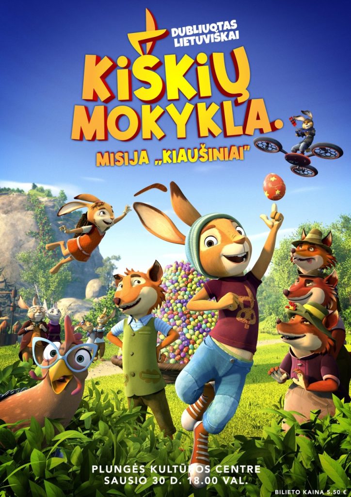 2023-01-30 Kino filmas "Kiškių mokykla"