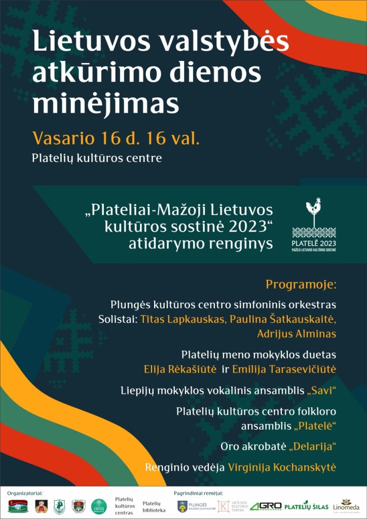 2023-02-16 Lietuvos valstybės atkūrimo diena Mažoji Lietuvos kultūros sostinė