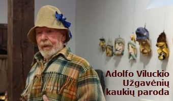 Adolfo Viluckio Užgavėnių kaukių paroda