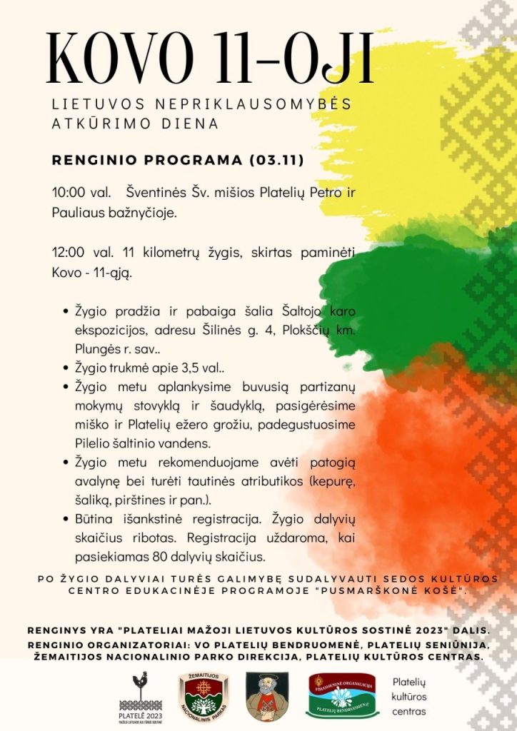 Lietuvos Nepriklausomybės atkūrimo dienos renginiai