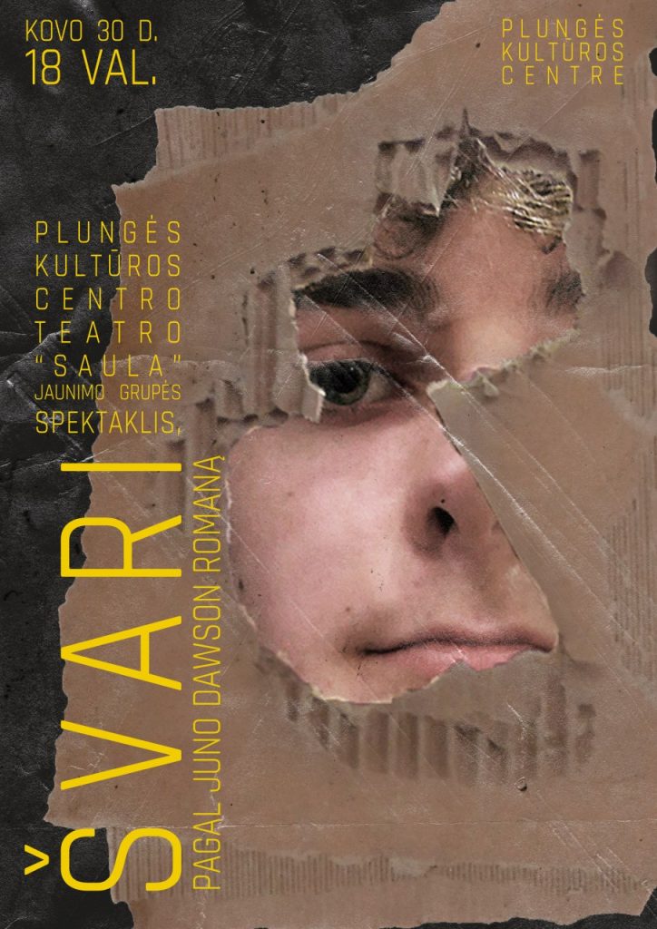 Teatro ,,Saula“ jaunimo grupės premjera ,,Švari“, 2023-03-30