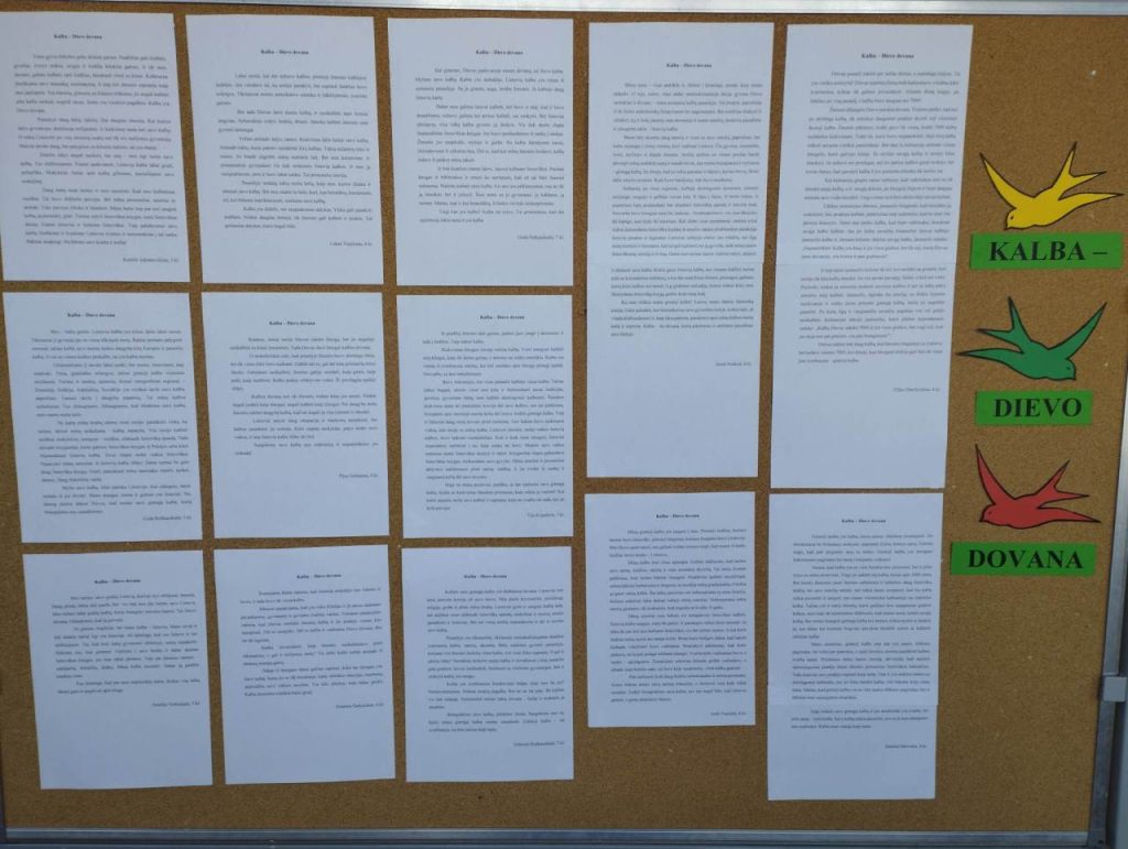 skirtas Tarptautinei gimtosios kalbos dienai paminėti Plungės „Babrungo“ progimnazijoje 2023-03