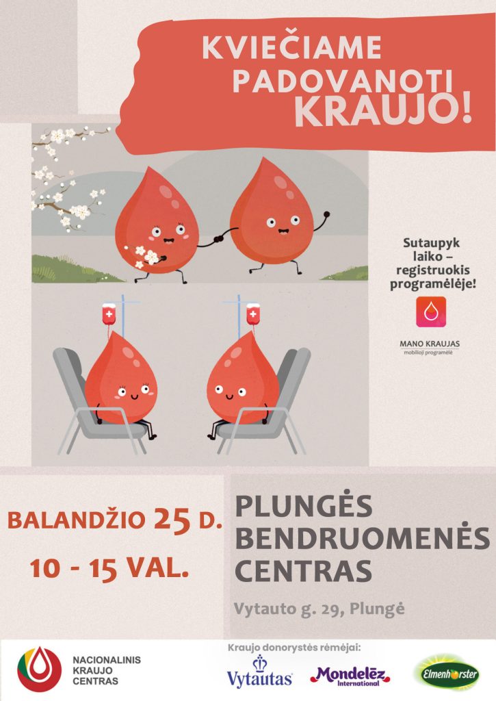 2023-04-25 Kraujo donorystės akcija