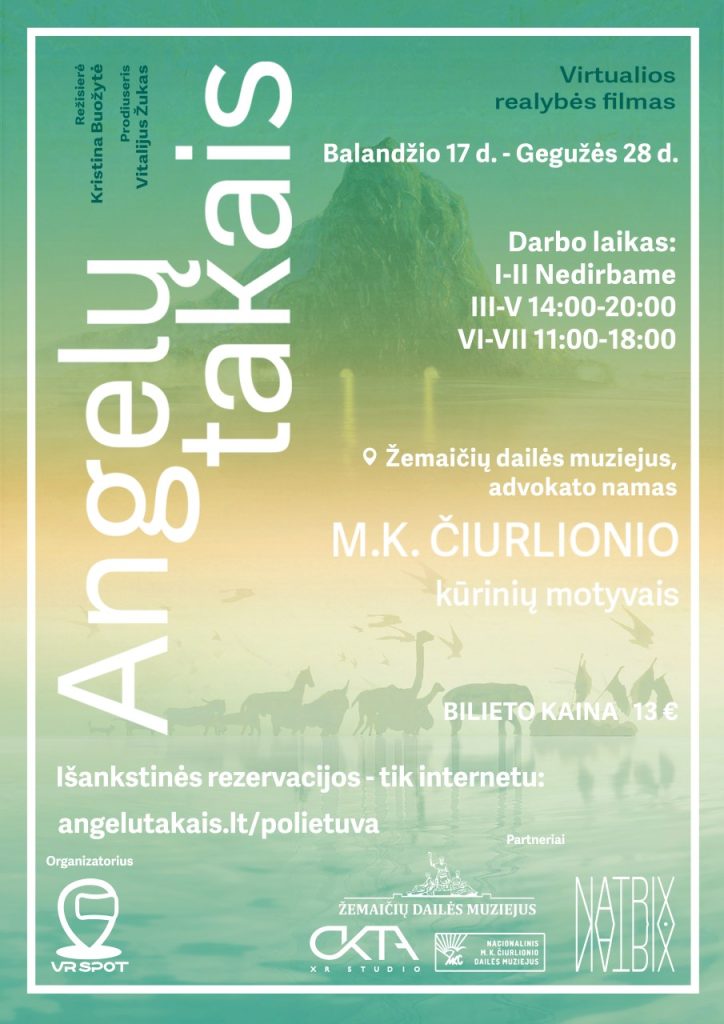 Virtualiame filme „Angelų takais" kviečiama grožėtis M.K.Čiurlionio kūryba. 2023, Advokato namas Plungėje
