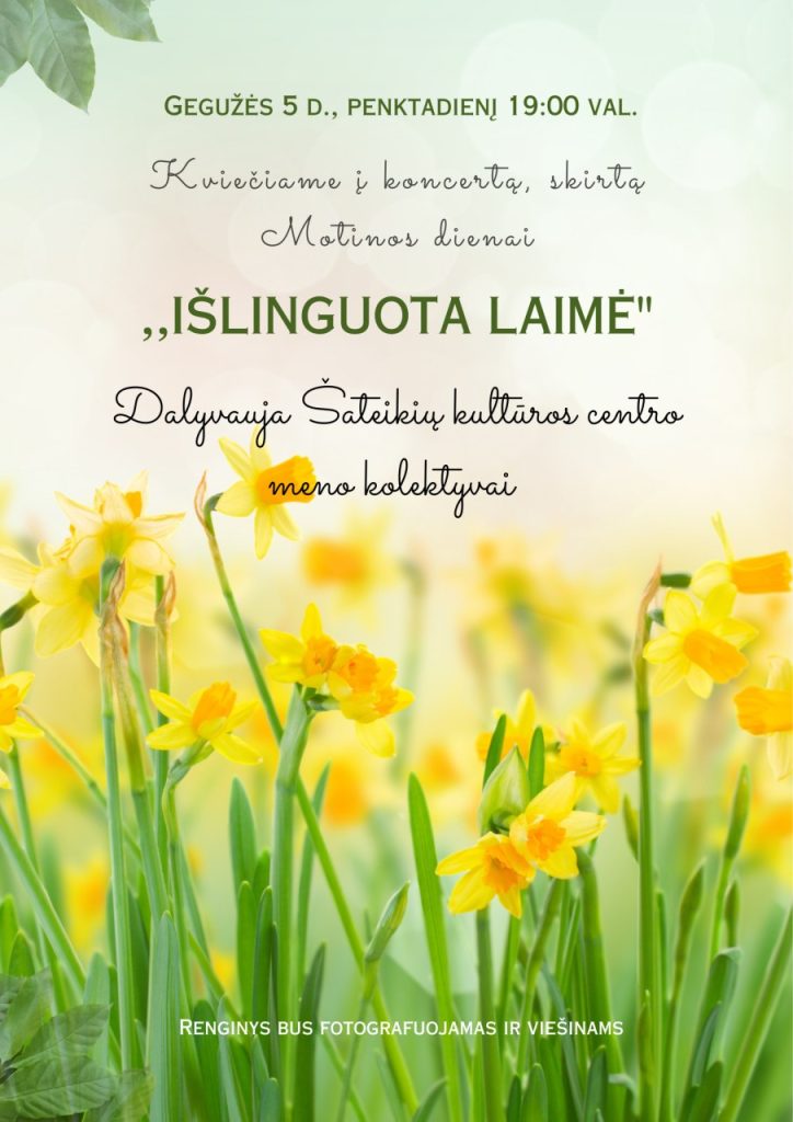 2023-05-05 koncertas mamos dienai "Išlinguota laimė"