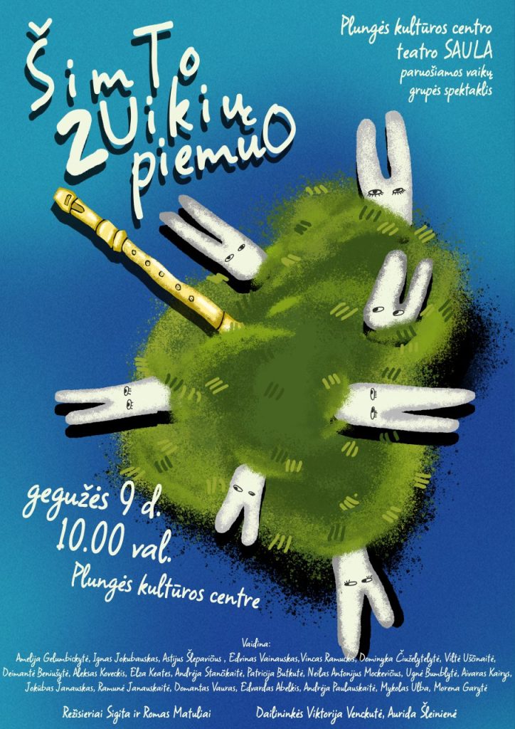 2023-05-09 Teatro ,,Saula“ spektaklis ,,Šimto Zuikių piemuo“