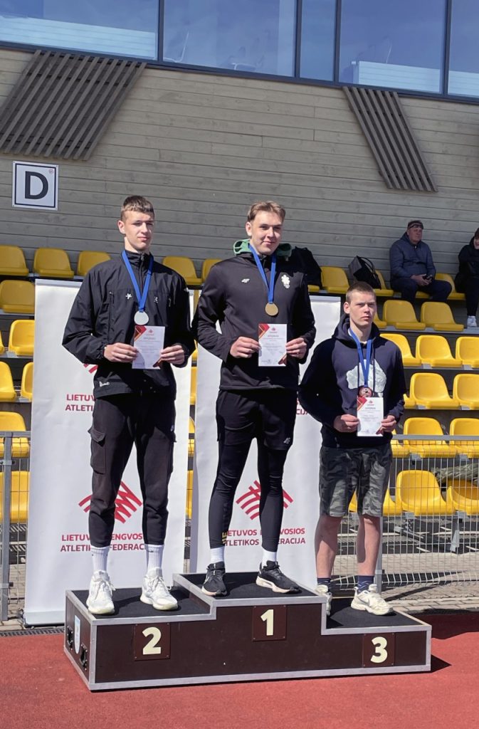 Lietuvos ilgų metimų suaugusių, jaunimo, jaunių ir jaunučių čempionatas, 2023-05-06-07. II vieta Dominykas Zakalskis