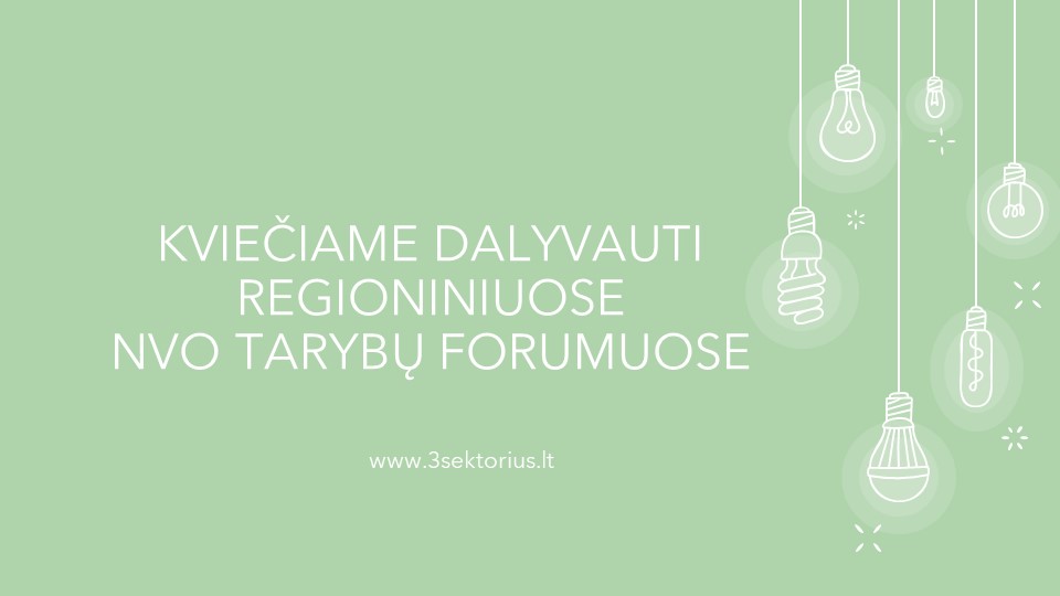 Kviečiame Telšių regiono savivaldybių (Mažeikių, Plungės, Rietavo, Telšių) Nevyriausybinių organizacijų tarybų narius 2023 m. birželio 12 d. 9 val. dalyvauti Telšių regiono NVO tarybų forume