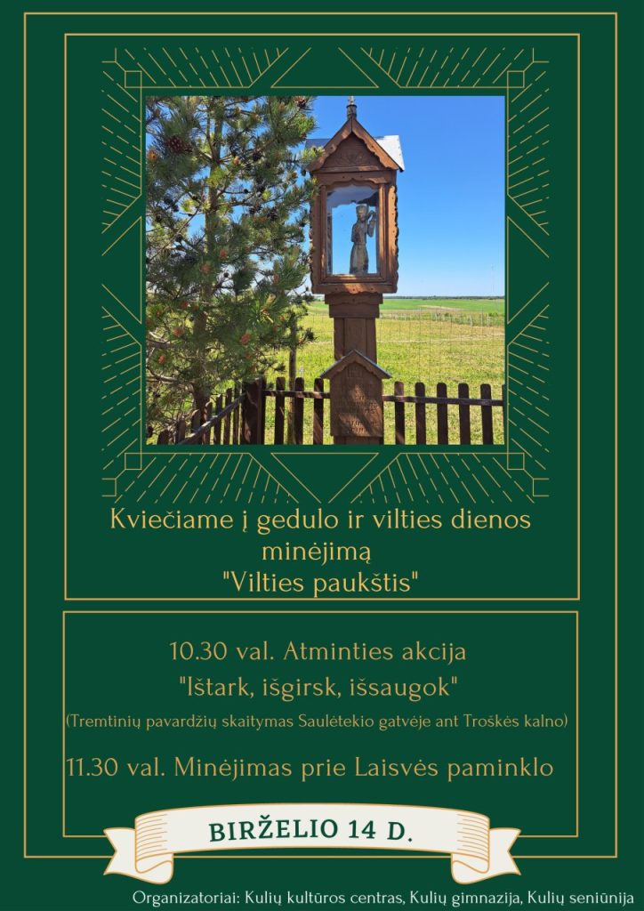 2023-06-14 Gedulo ir vilties diena, Kuliai