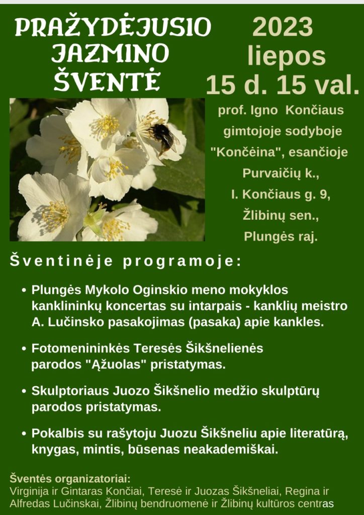 Jazmino šventė, 2023-07-15