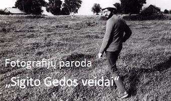 Fotografijų paroda „Sigito Gedos veidai