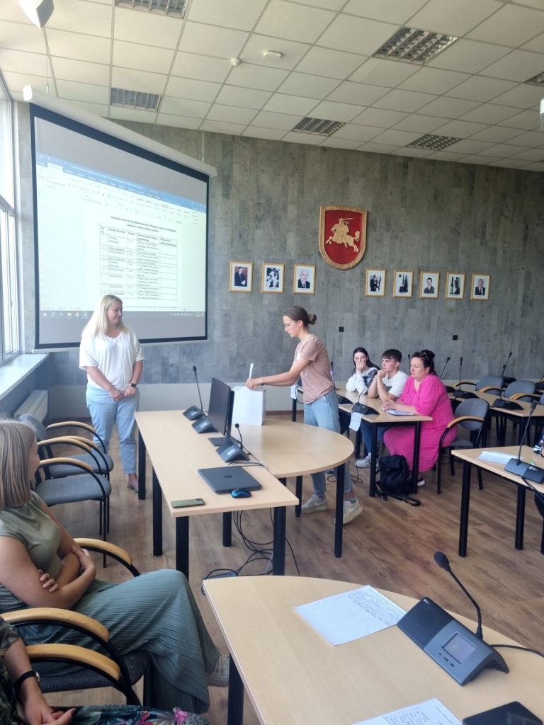 Birželio 6 dieną Plungės rajono savivaldybės didžiojoje posėdžių salėje vyko jaunimo atstovų į Plungės rajono savivaldybės Jaunimo reikalų tarybą rinkimai.