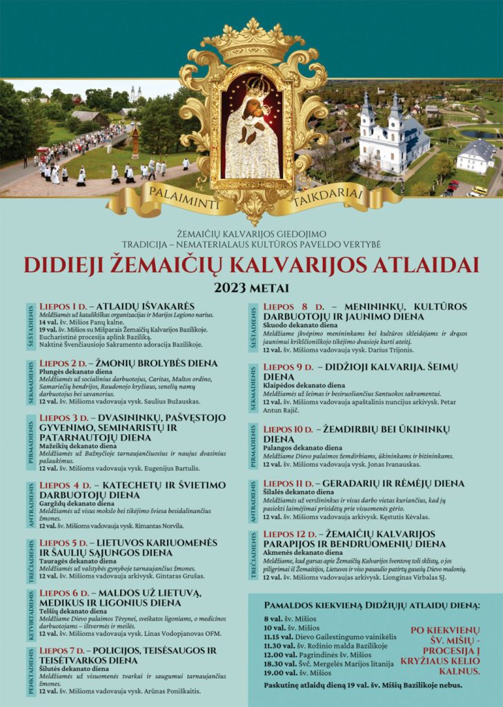 Didieji Žemaičių Kalvarijos atlaidai 2023-07