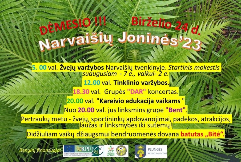 Narvaišių Joninės 2023